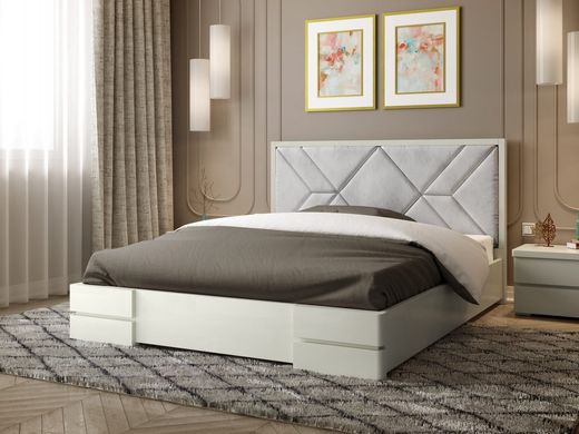 Двуспальная кровать Элит сосна с ПМ 1600х1900(2000)